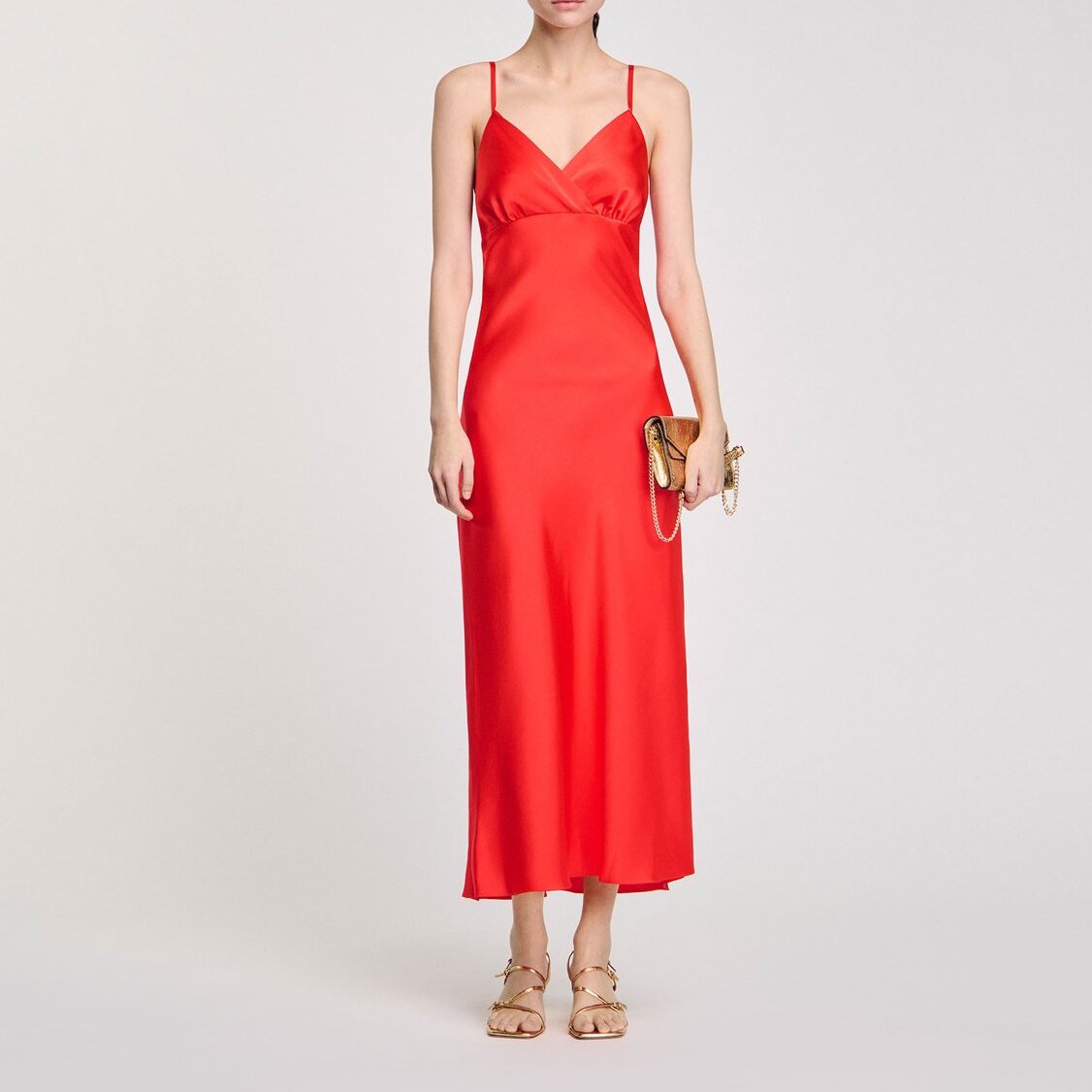 Floaty dress with straps Sandro second-hand photo 2