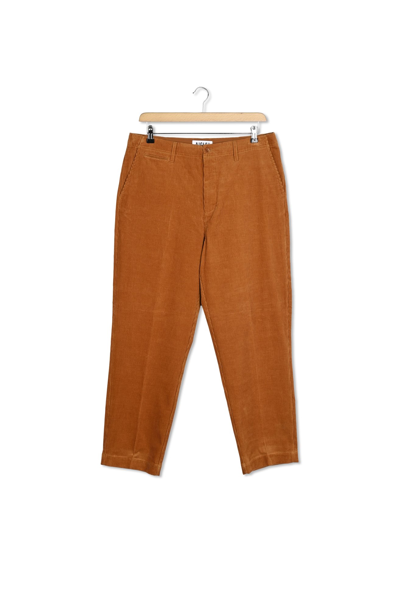 Pantalon chino velours coupe relax  Homme Aigle seconde main photo 1