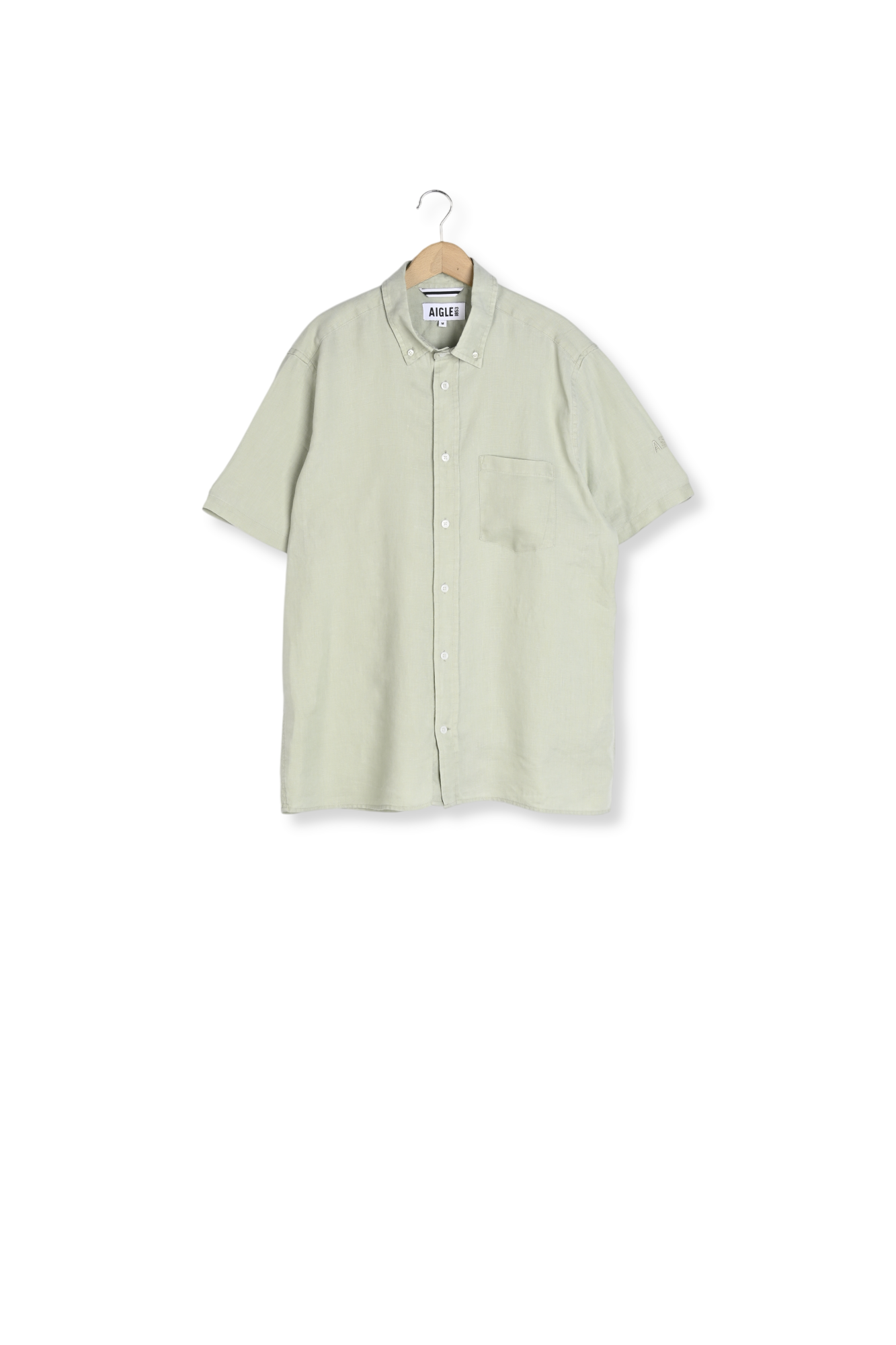 Chemise en lin avec manches courtes Aigle seconde main photo 1