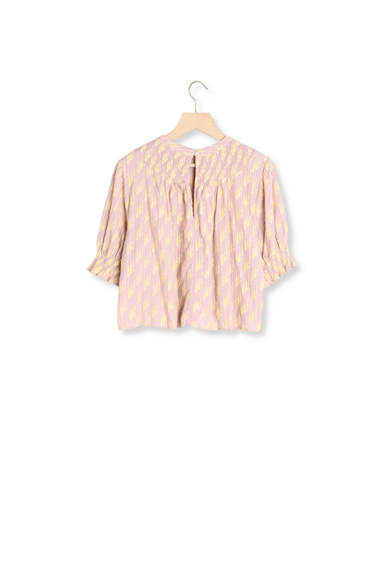 Chemise Leonor velours bleu marine Balzac seconde main photo 3