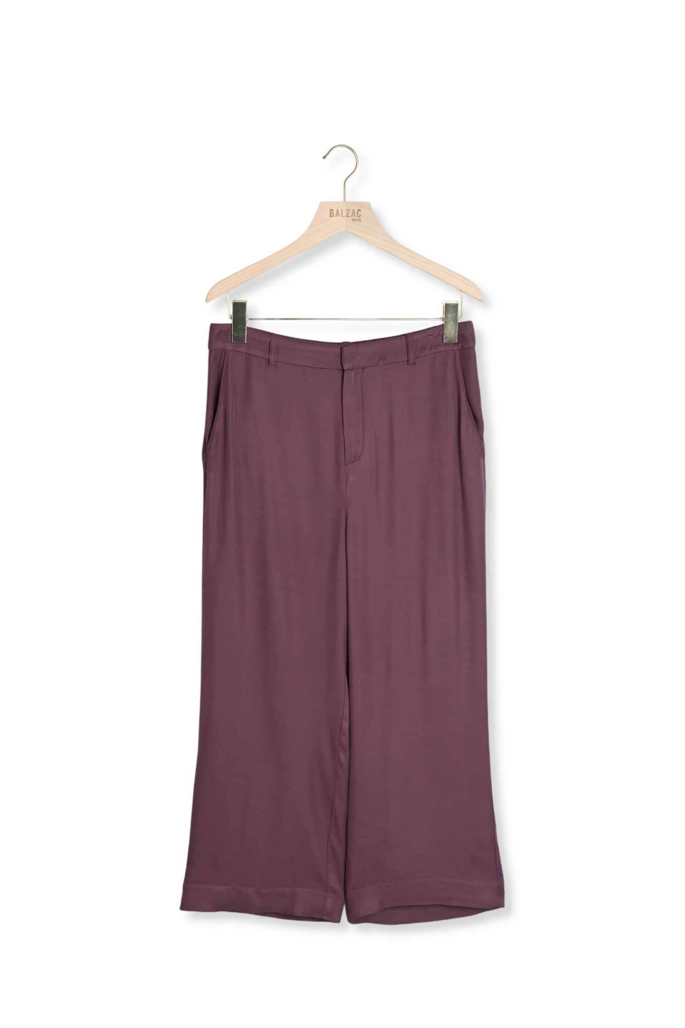Pantalon Ferdinand prune Balzac seconde main photo 1