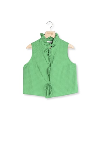 TOP GERSENDE VICHY VERT PELOUSE Balzac seconde main photo 1