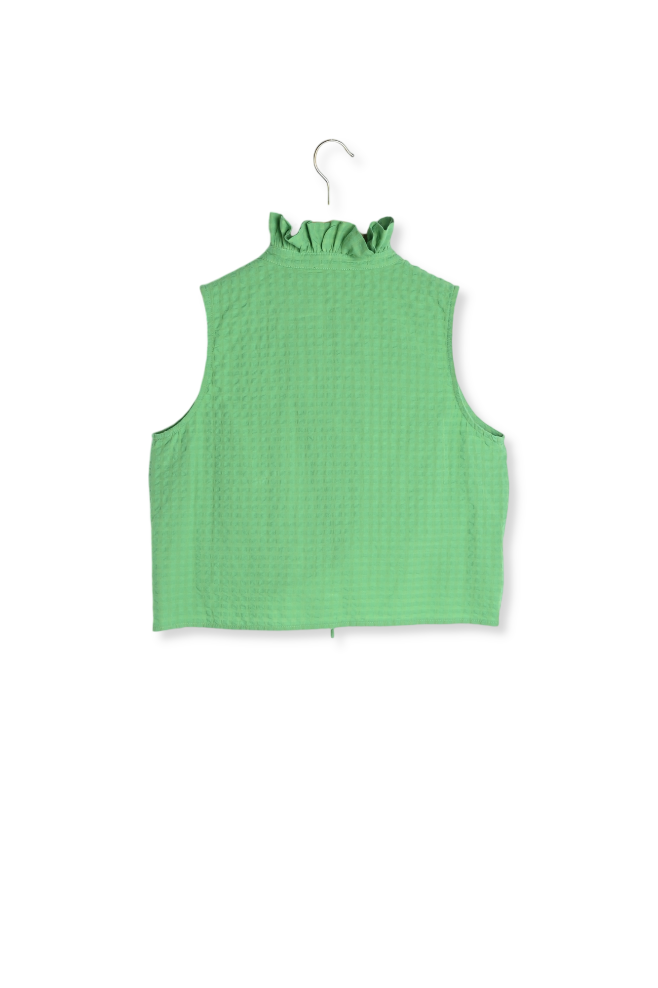 TOP GERSENDE VICHY VERT PELOUSE Balzac seconde main photo 3