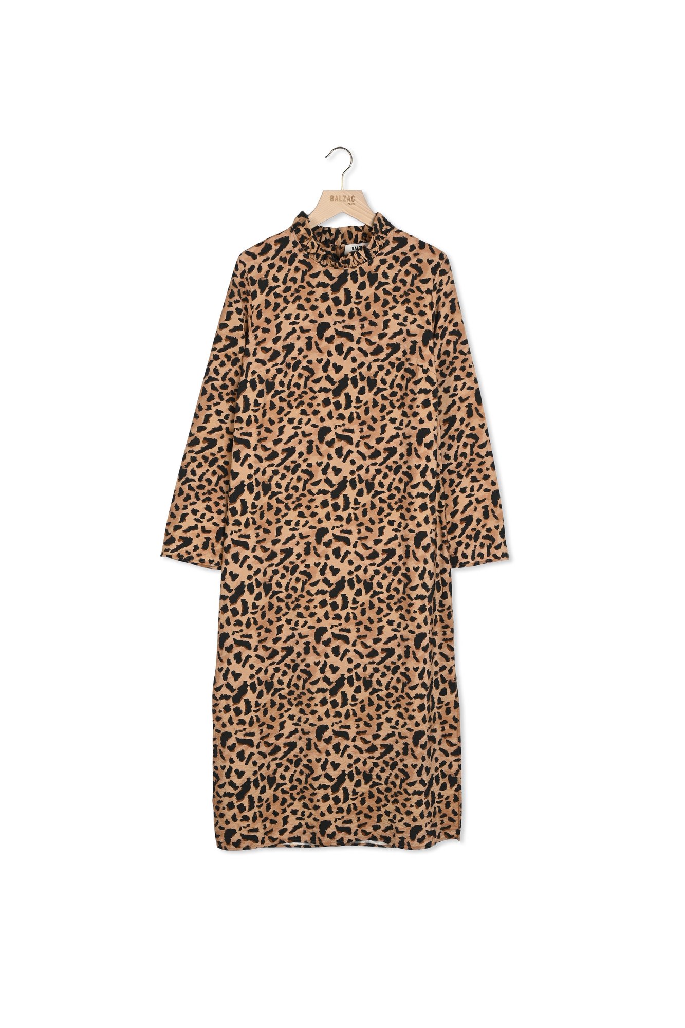 ROBE PÉPITE GUÉPARD CAPPUCCINO