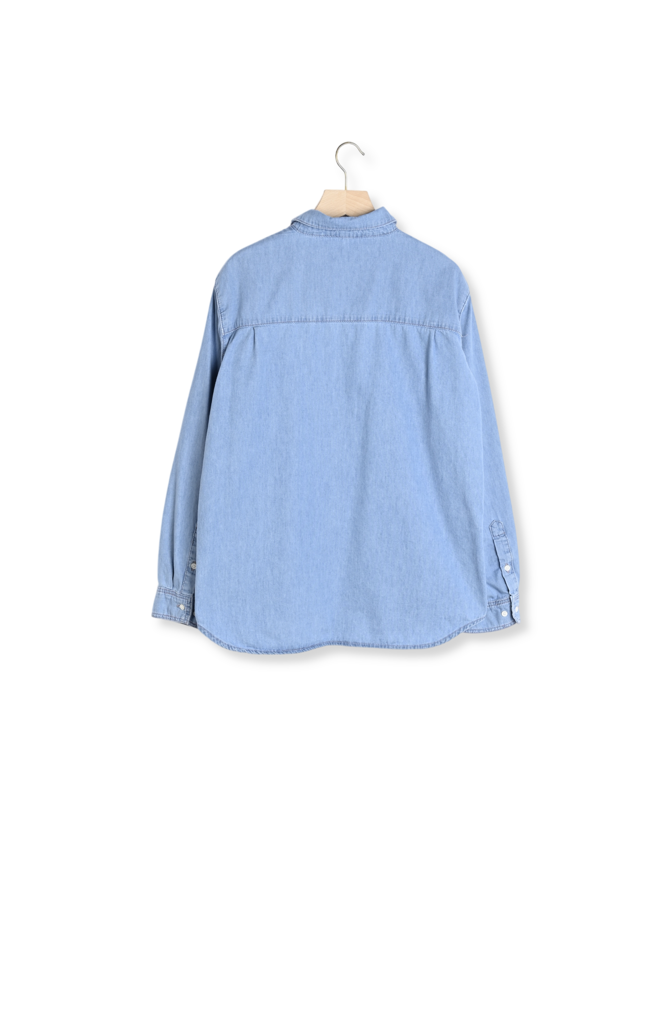 Chemise Anny bleu chambray Balzac seconde main photo 3