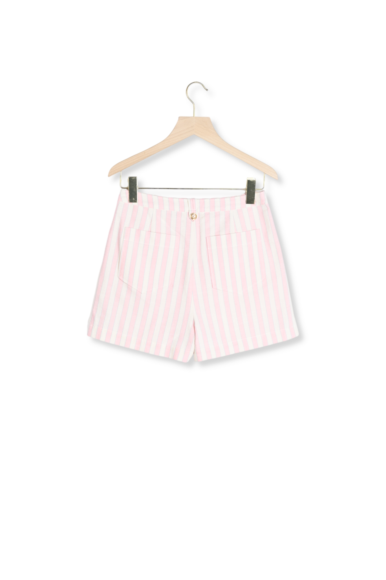 Short Simon rayures rose et blanc Balzac seconde main photo 3
