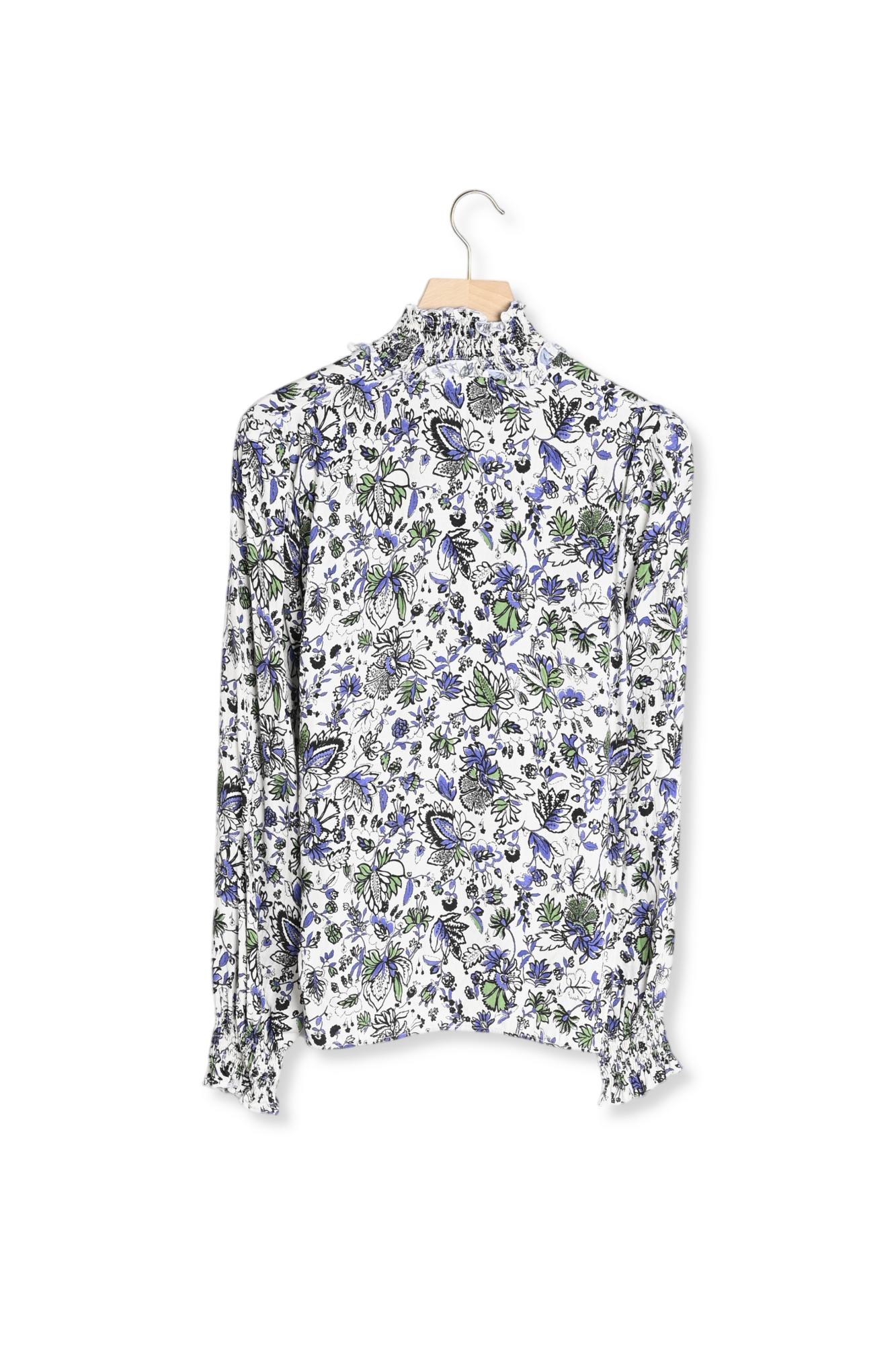 BLOUSE UNE FOIS IMPRIMÉ JARDIN EN FLEURS Balzac seconde main photo 3