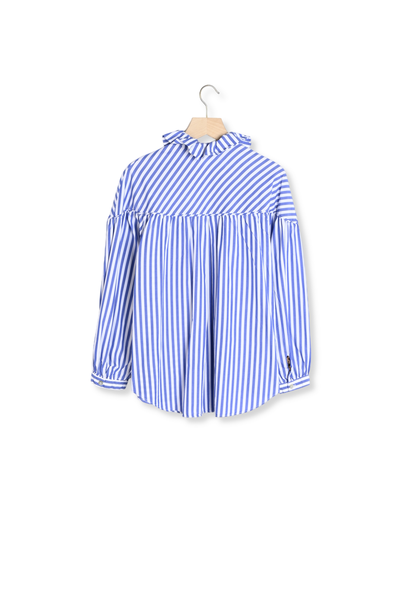 CHEMISE SEPTANTE DEUX BLANC ET BLEU Balzac seconde main photo 3