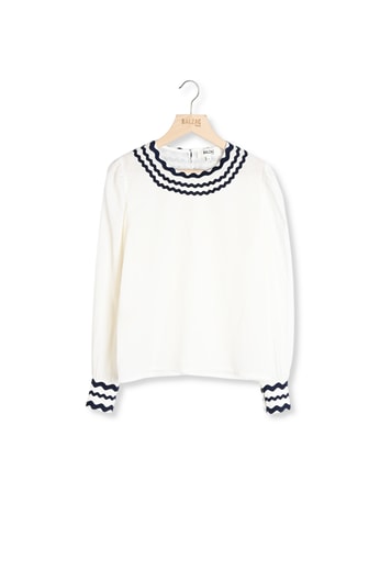 BLOUSE REFLET BLANC NATUREL Balzac seconde main photo 1