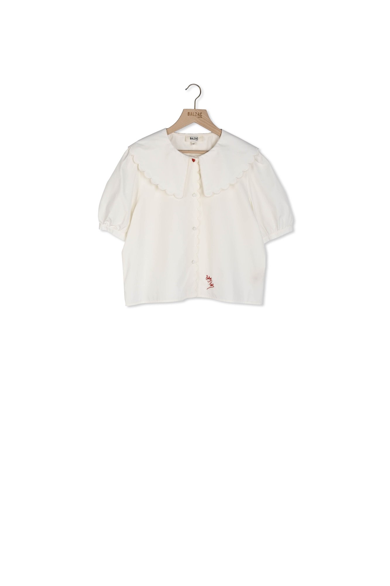 CHEMISE FÉLICIE BLANC NATUREL Balzac seconde main photo 1
