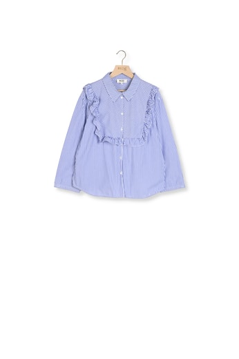 BLOUSE CASSI RAYURES BLEU Balzac seconde main photo 1