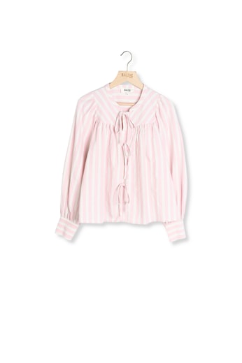 Chemise Josefina rayures rose et blanc Balzac seconde main photo 1