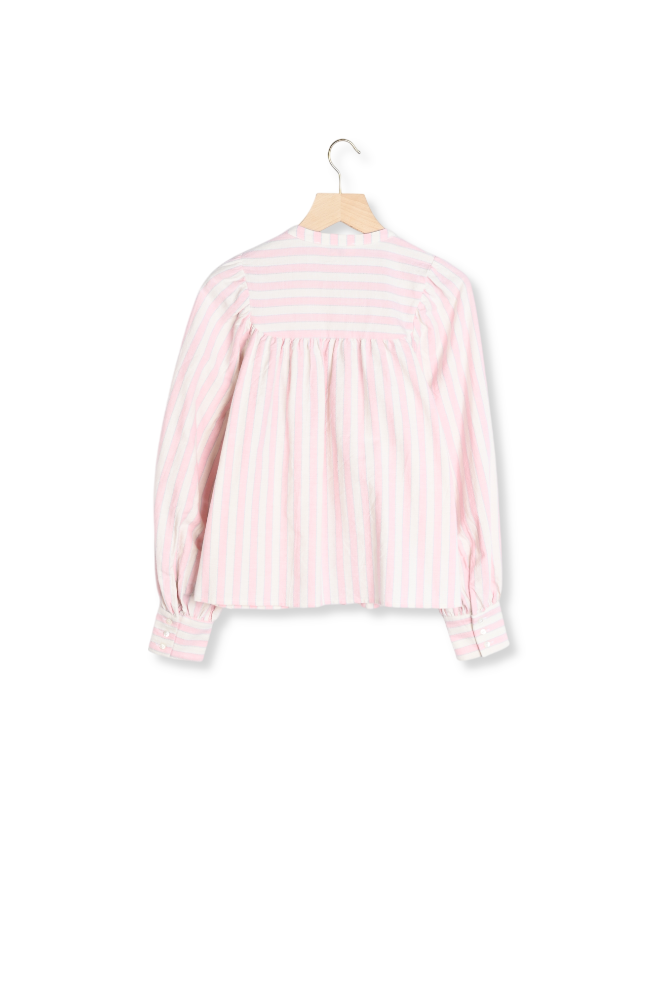 Chemise Josefina rayures rose et blanc Balzac seconde main photo 3