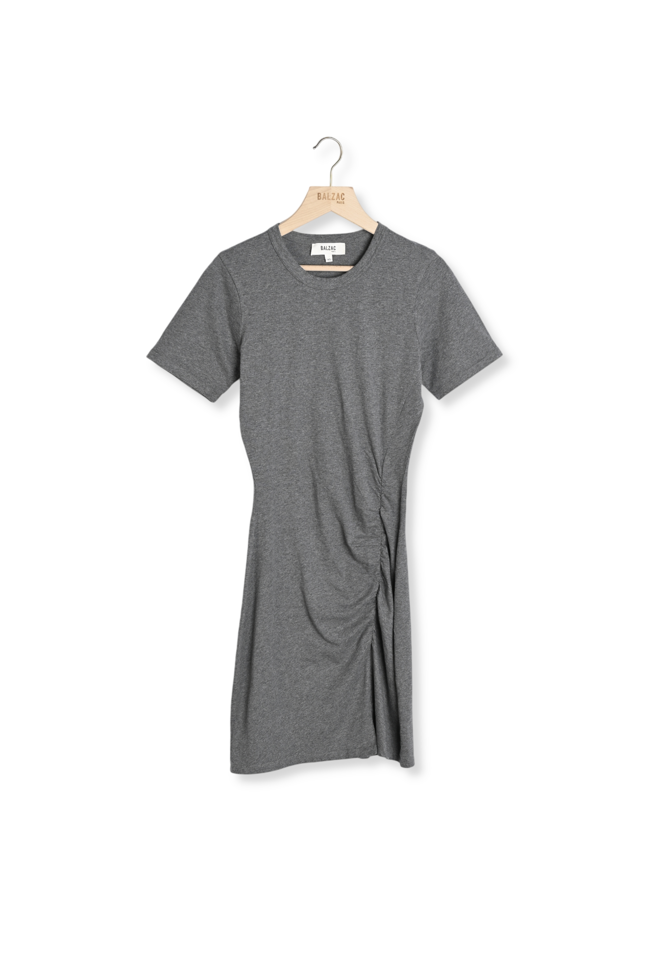 ROBE FLORÉAL GRIS ANTHRACITE Balzac seconde main photo 1