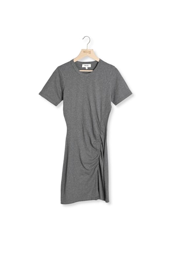 ROBE FLORÉAL GRIS ANTHRACITE Balzac seconde main photo 1