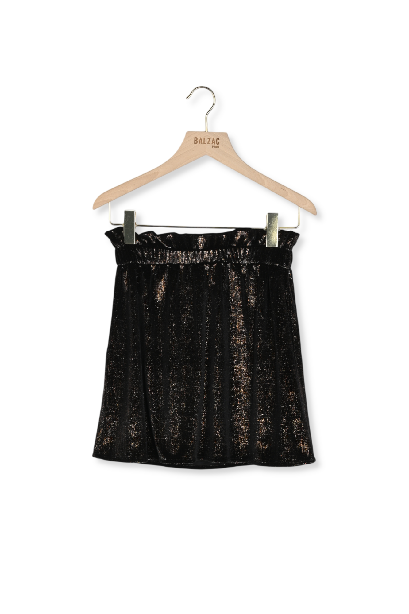 Photo produit JUPE PAVLA VELOURS CUIVRÉ numéro 0