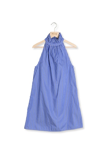 Robe Léonie rayures bleu Balzac seconde main photo 1
