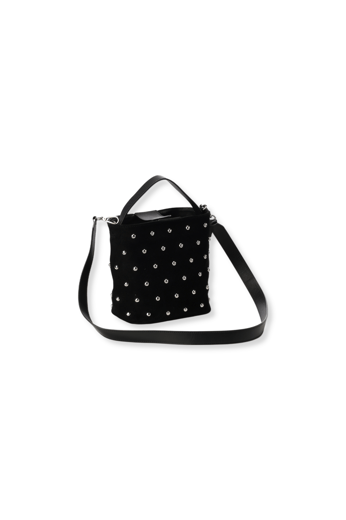 SAC ORION NOIR CLOUTÉ Balzac seconde main photo 2