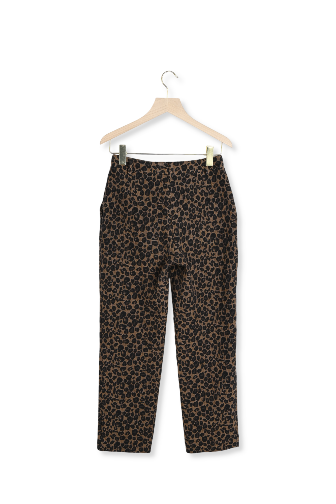 PANTALON CITRONNELLE JACQUARD LÉOPARD Balzac seconde main photo 3