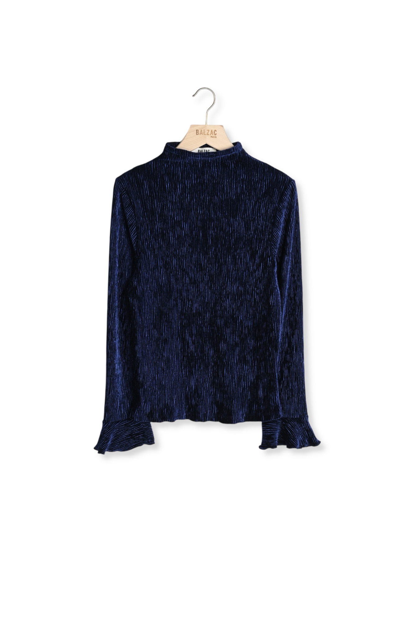 Top Justin velours bleu roi Balzac seconde main photo 1