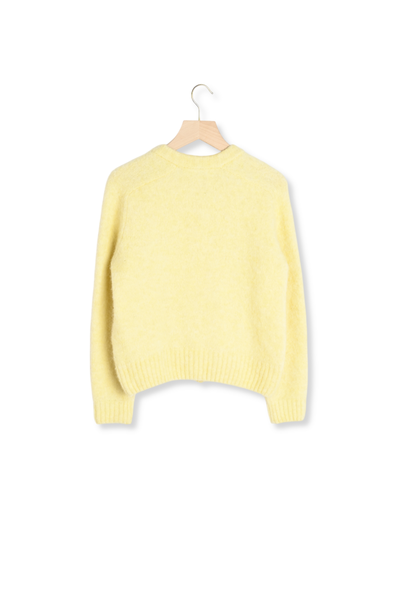 Cardigan Scott jaune Balzac seconde main photo 3