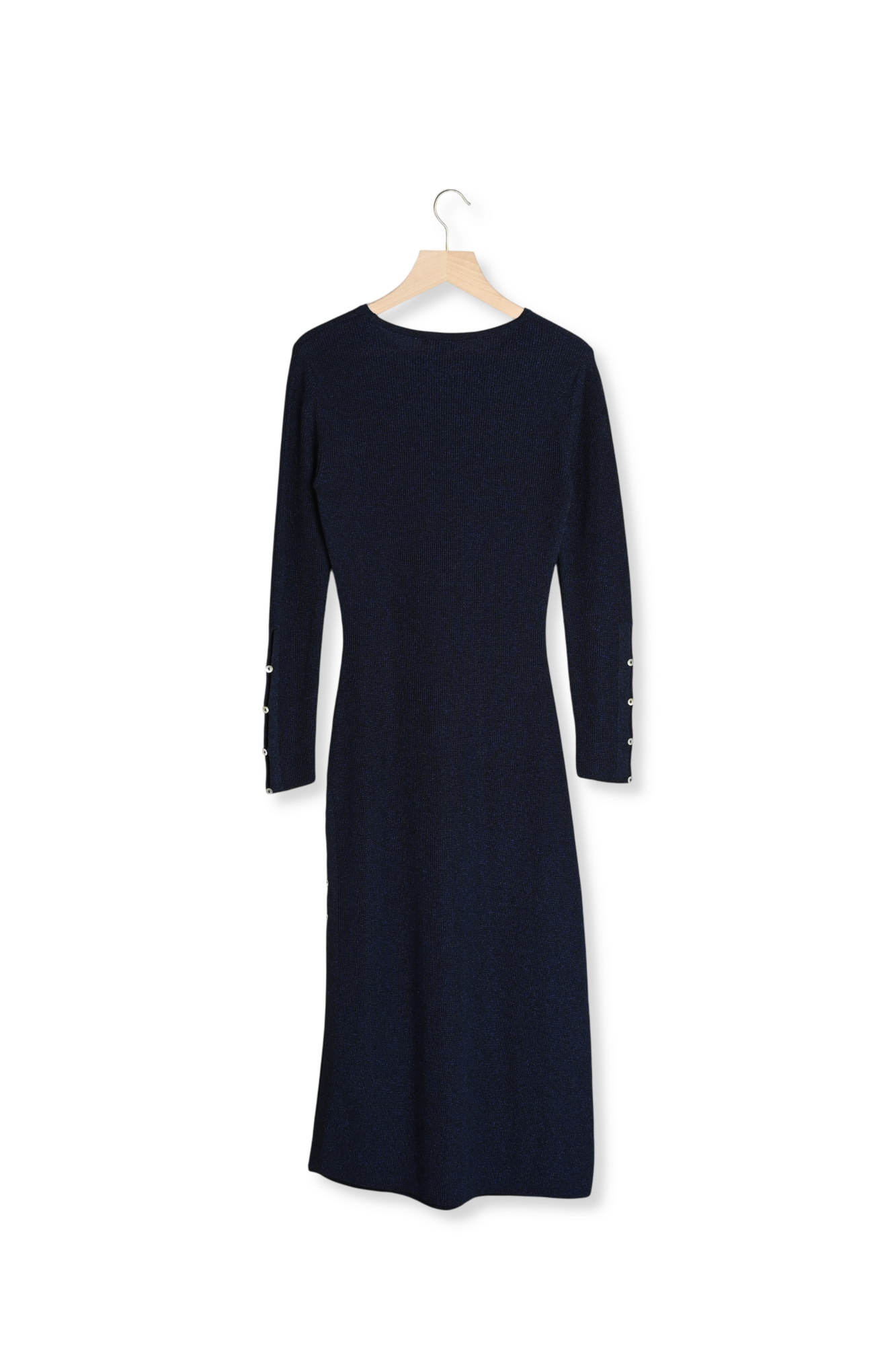 ROBE LÉONA BLEU MINUIT IRISÉ Balzac seconde main photo 2