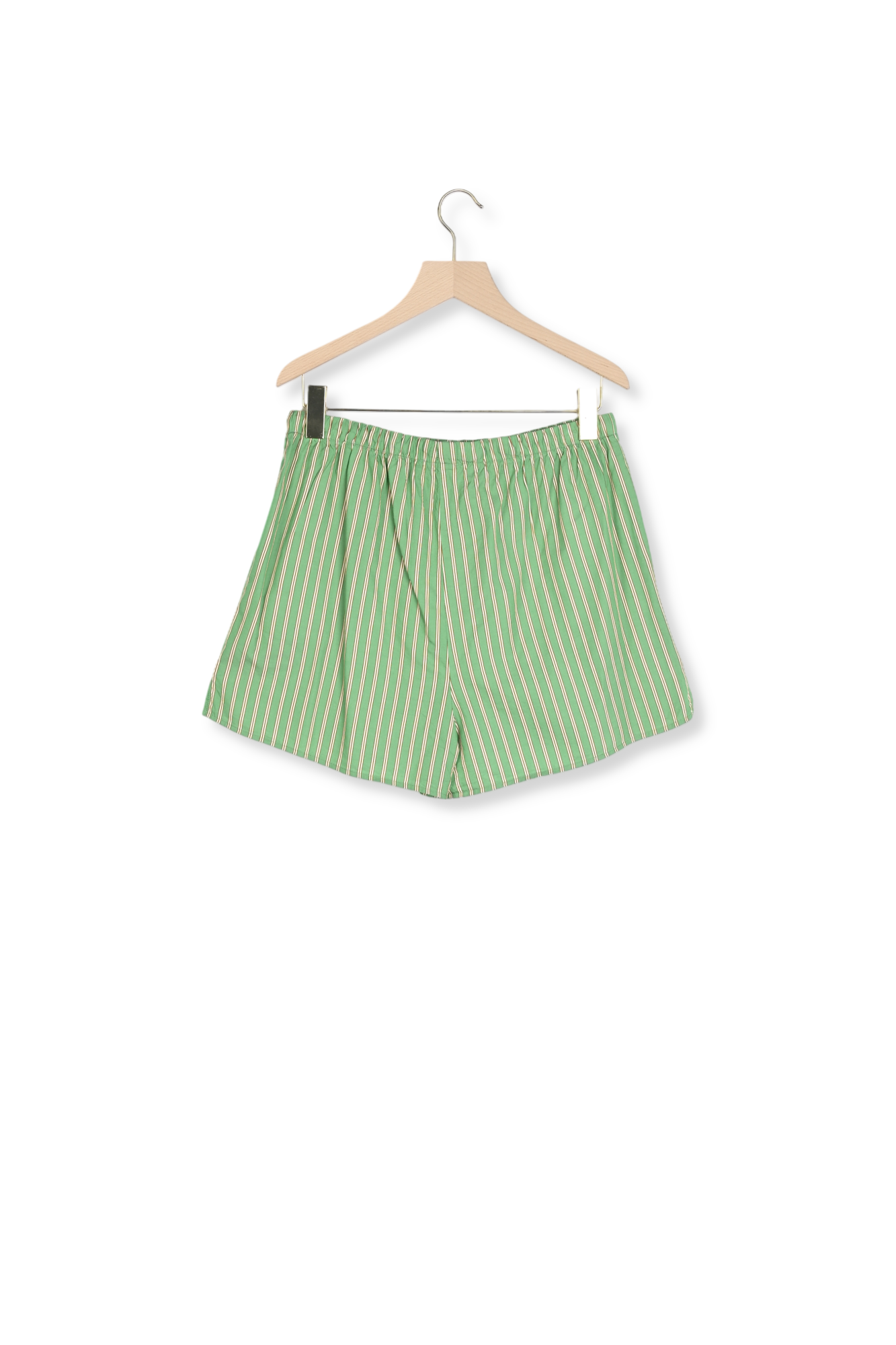 Photo produit SHORT LINO RAYURES VERT ET ORANGE numéro 1