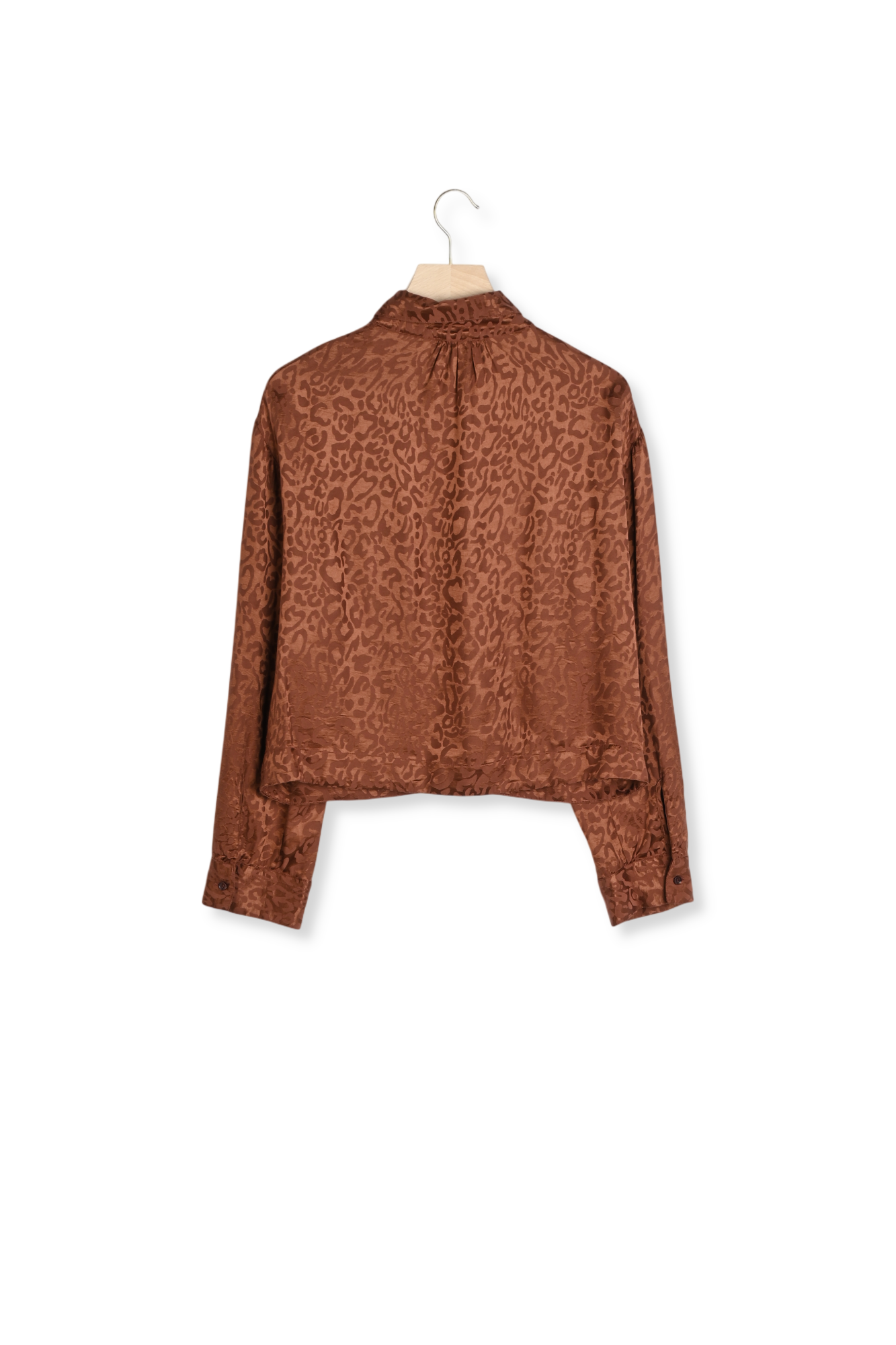 Blouse Gabriel jacquard noisette Balzac seconde main photo 3