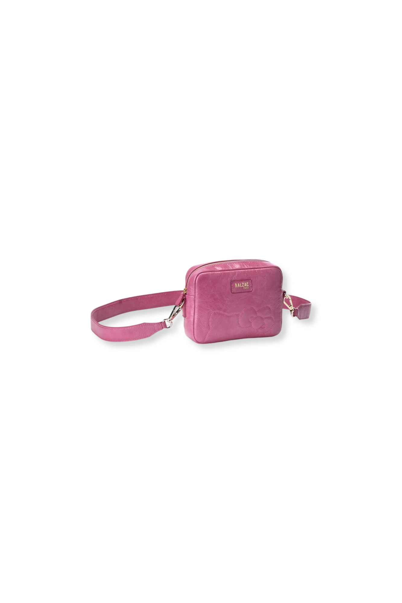 SAC CÉSARÉE HELLO KITTY VERNIS FROISSÉ ROSE Balzac seconde main photo 1