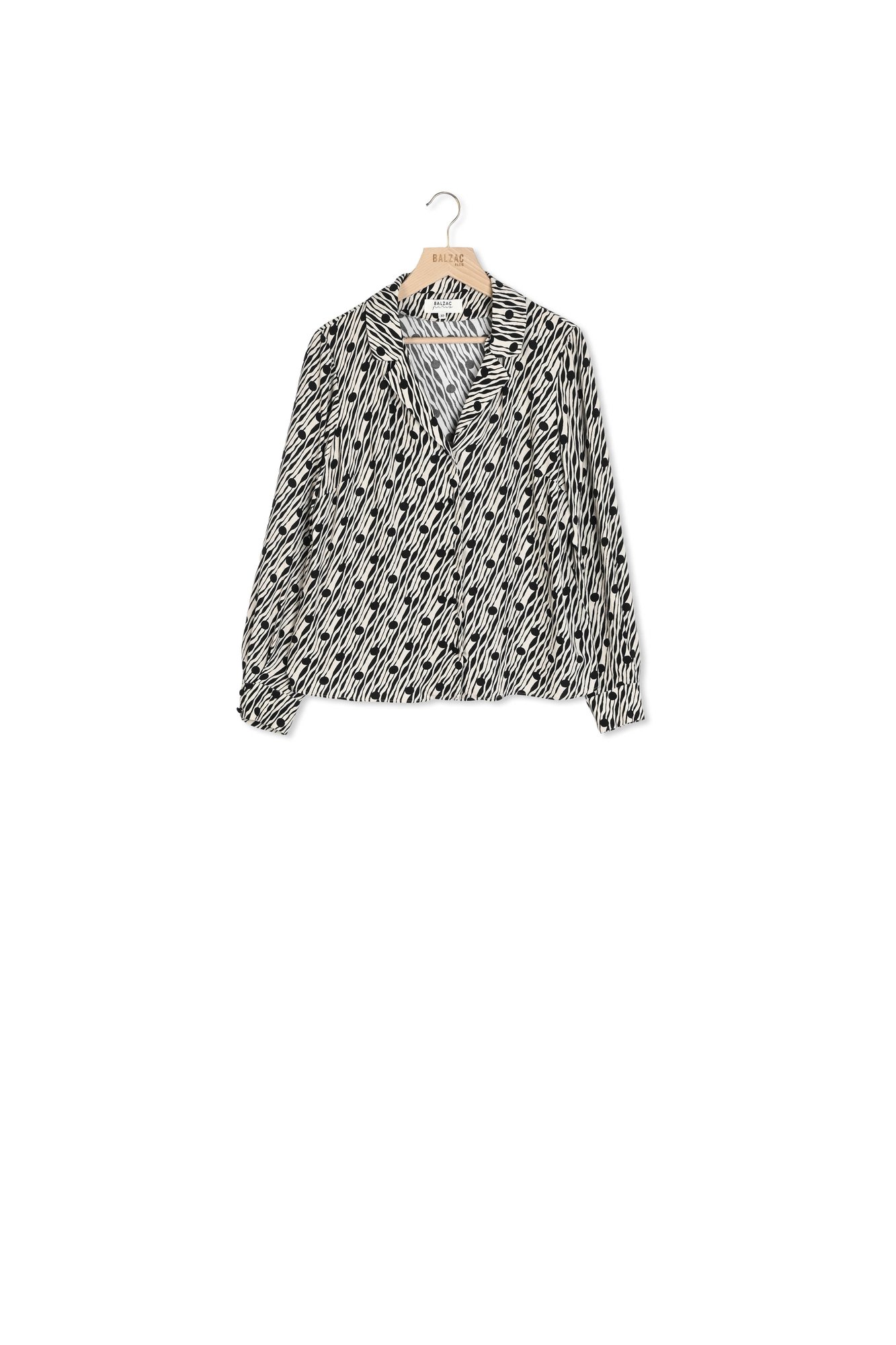 Photo produit CHEMISE GEORGE IMPRIMÉ ZÈBRE À POIS numéro 0