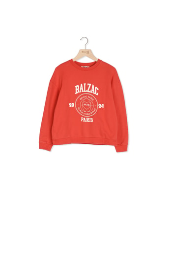 SWEAT-SHIRT HARLOW BP 2024 ROUGE Balzac seconde main photo 1