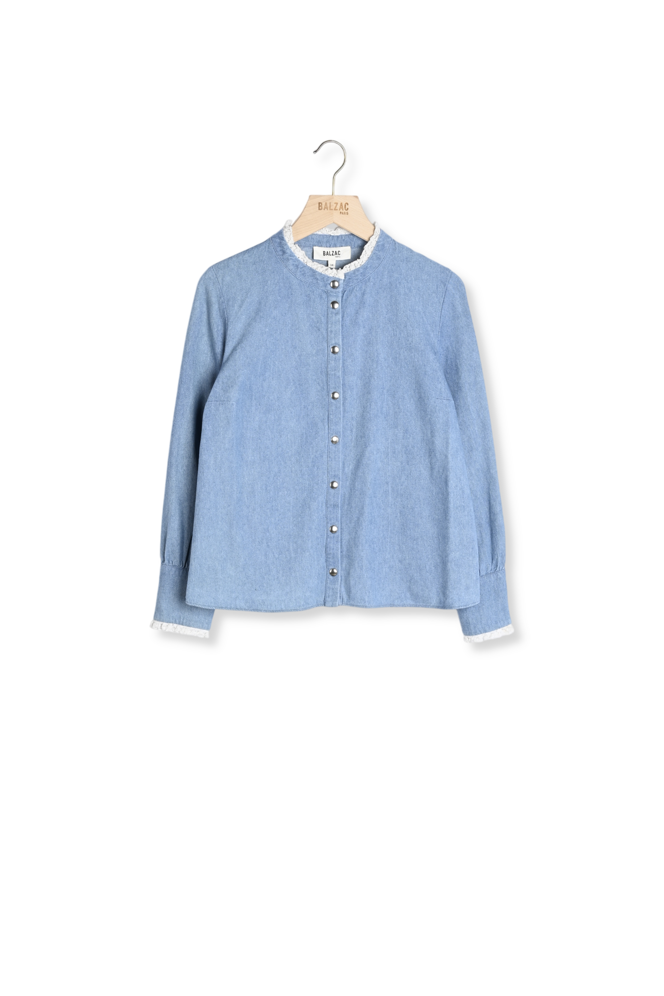 CHEMISE LÉOPOLDINE BLEU Balzac seconde main photo 1