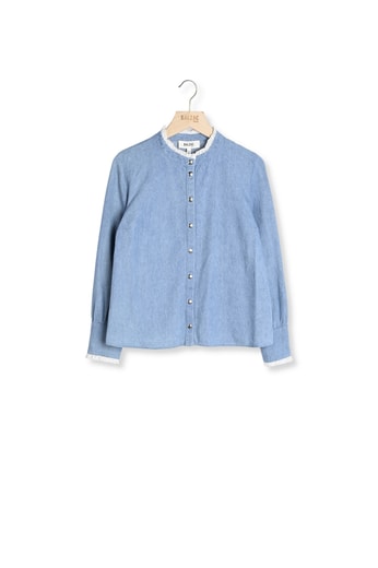 CHEMISE LÉOPOLDINE BLEU Balzac seconde main photo 1
