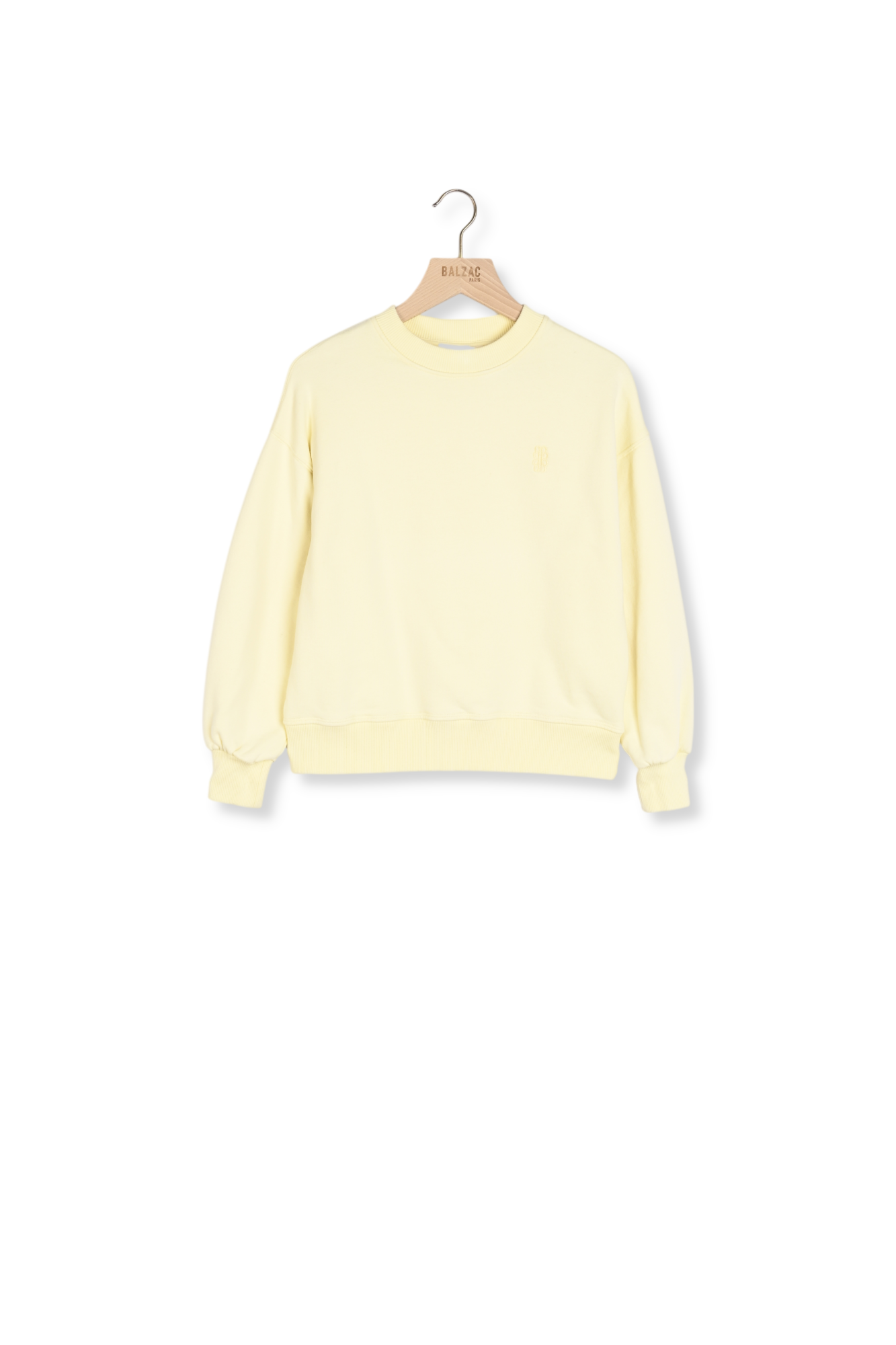 Sweat-shirt Virgile jaune beurre Balzac seconde main photo 1