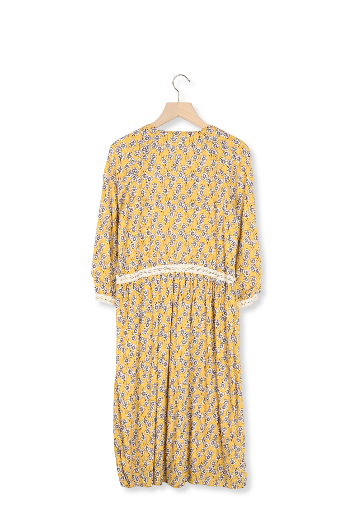 Photo produit ROBE LAURIANA JAUNE À FLEURS numéro 1