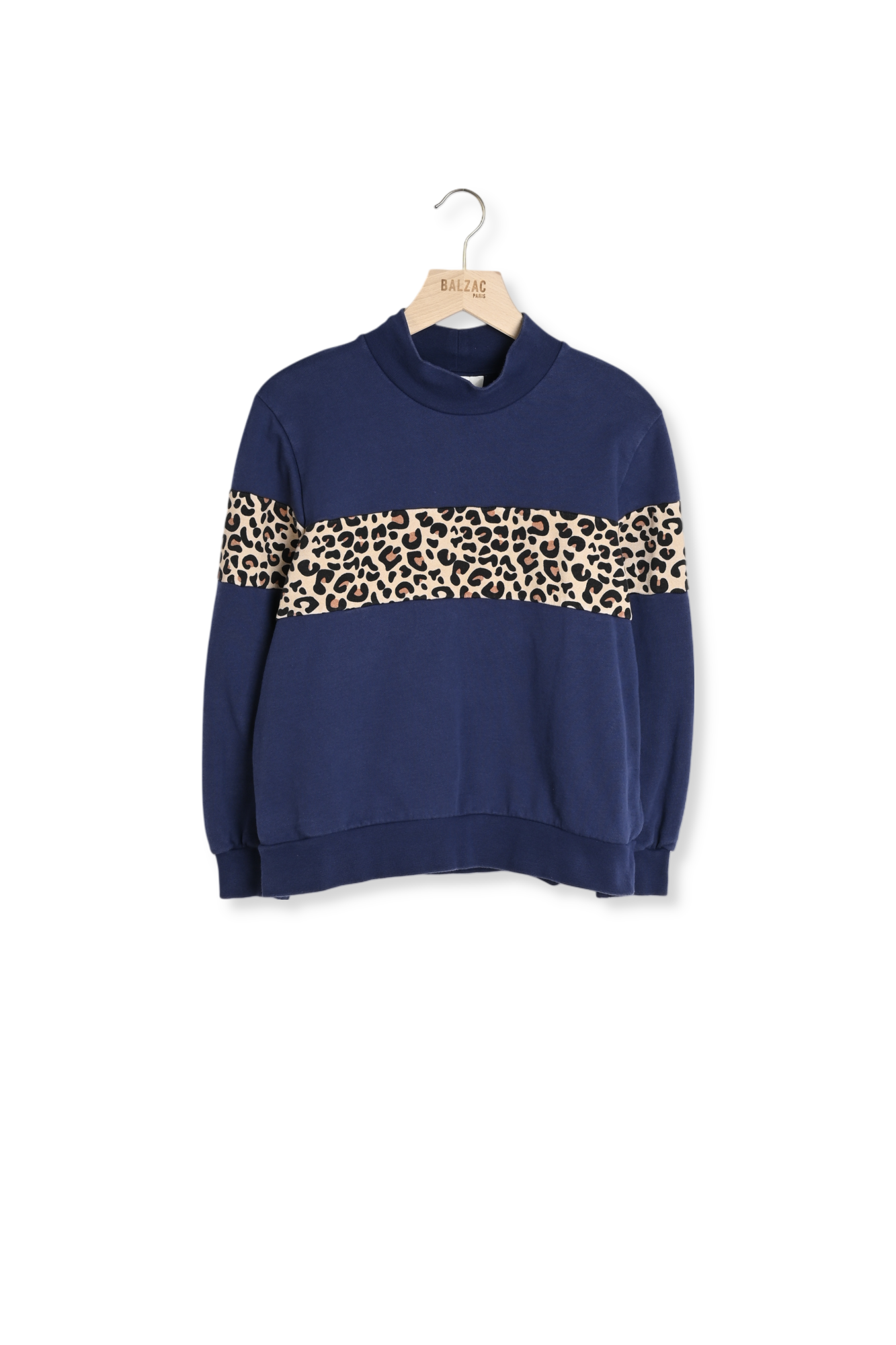 Photo produit SWEAT ANVERS MARINE ET LÉOPARD numéro 0