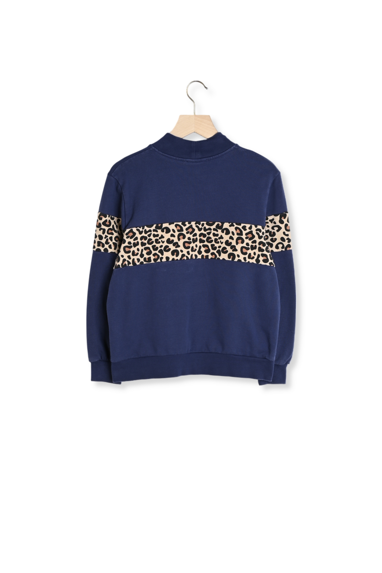 Photo produit SWEAT ANVERS MARINE ET LÉOPARD numéro 1