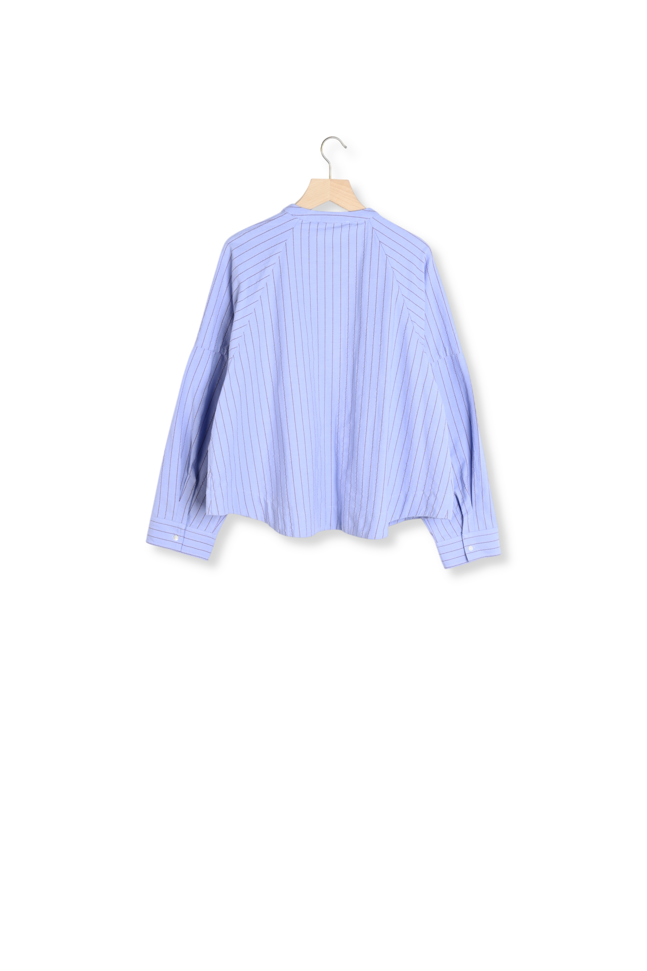 Chemise Joséphine rayures bleu et rouge Balzac seconde main photo 3