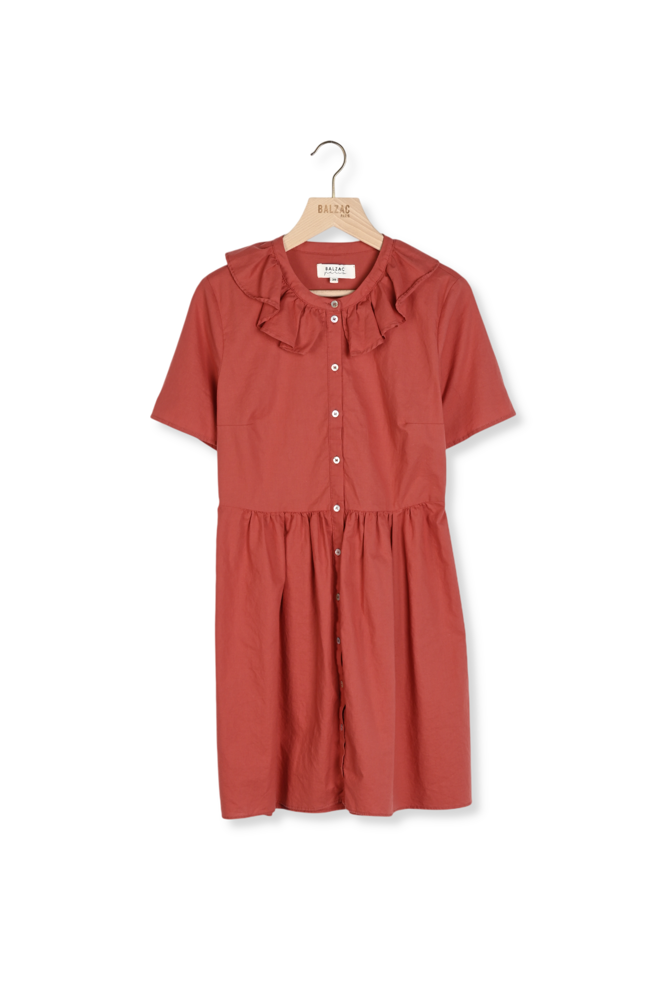 ROBE HUGO BRIQUE COURTE Balzac seconde main photo 1