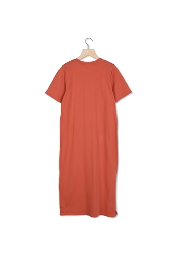 ROBE CLAODIA TERRACOTTA Balzac seconde main photo 2