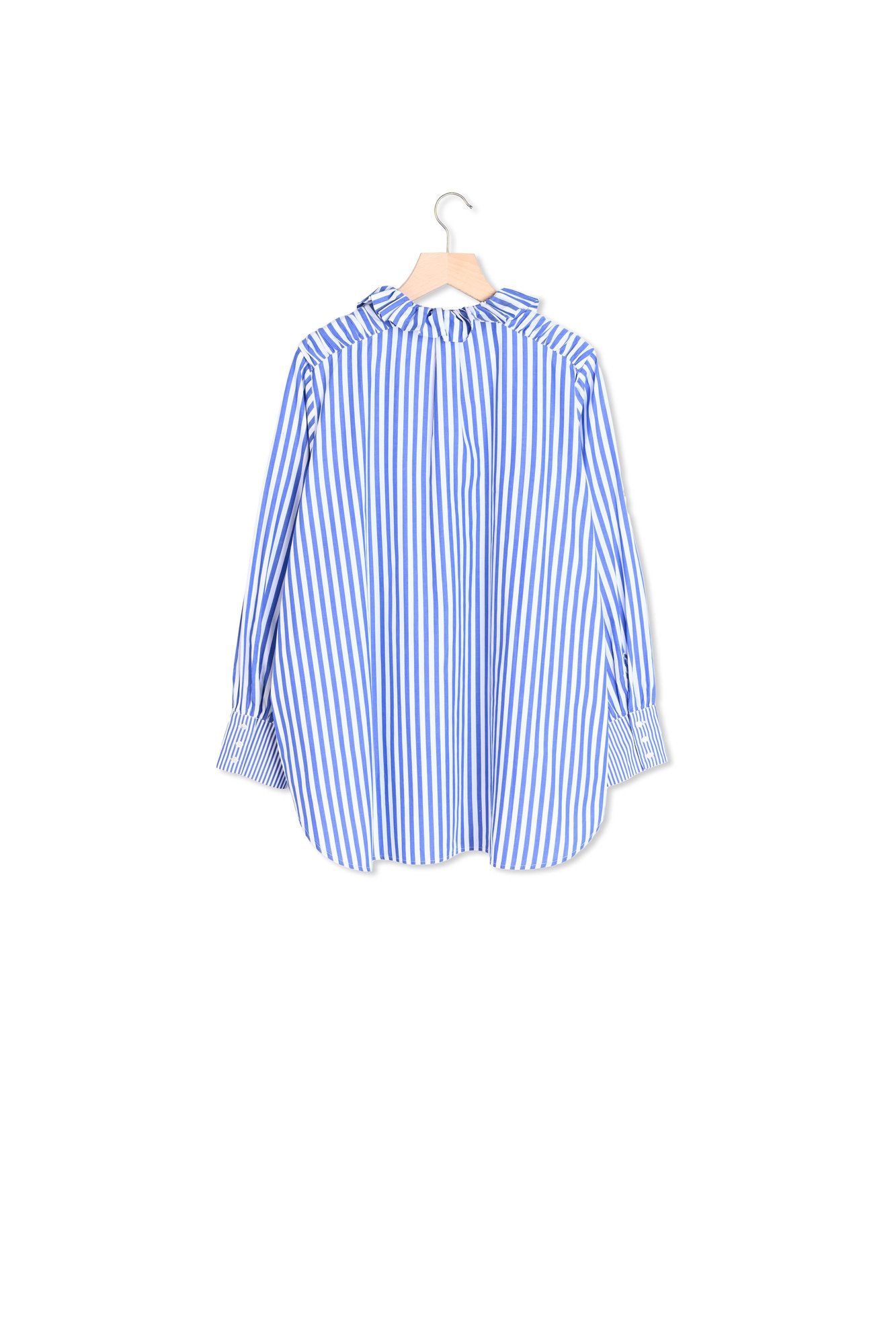 CHEMISE LÉONOR RAYURES BLEU ET BLANC