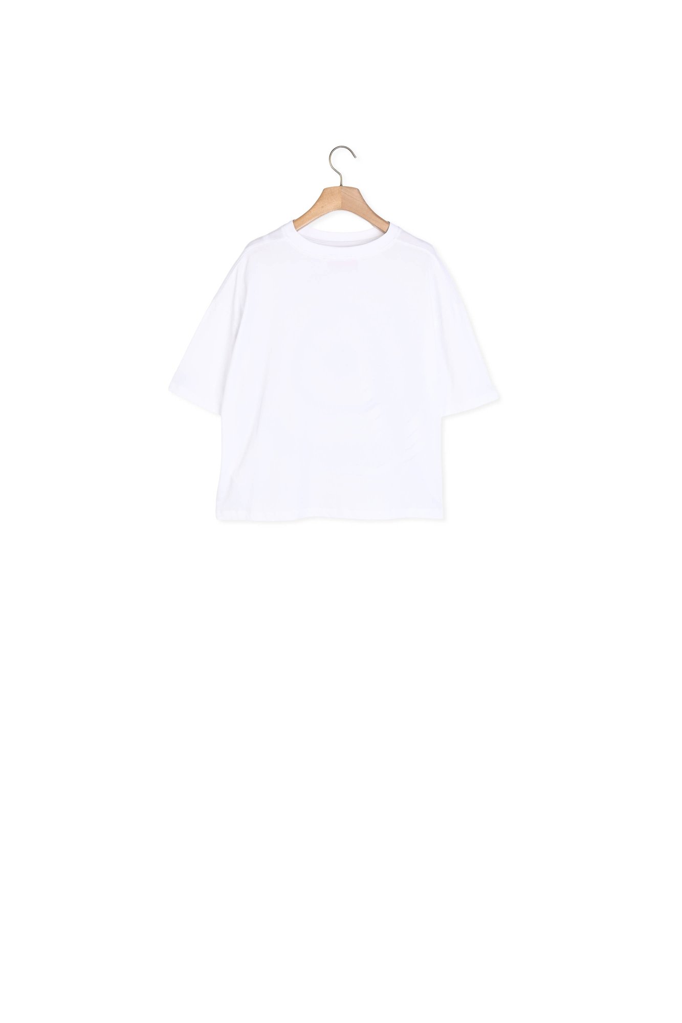 T-Shirt mit Spiralendruckmuster