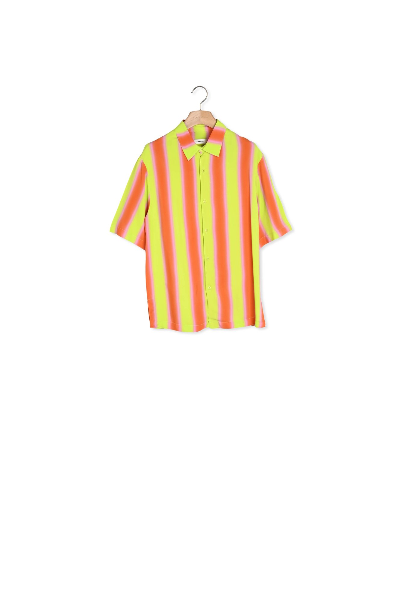 RAYURES ORANGE/ROSE/VERT