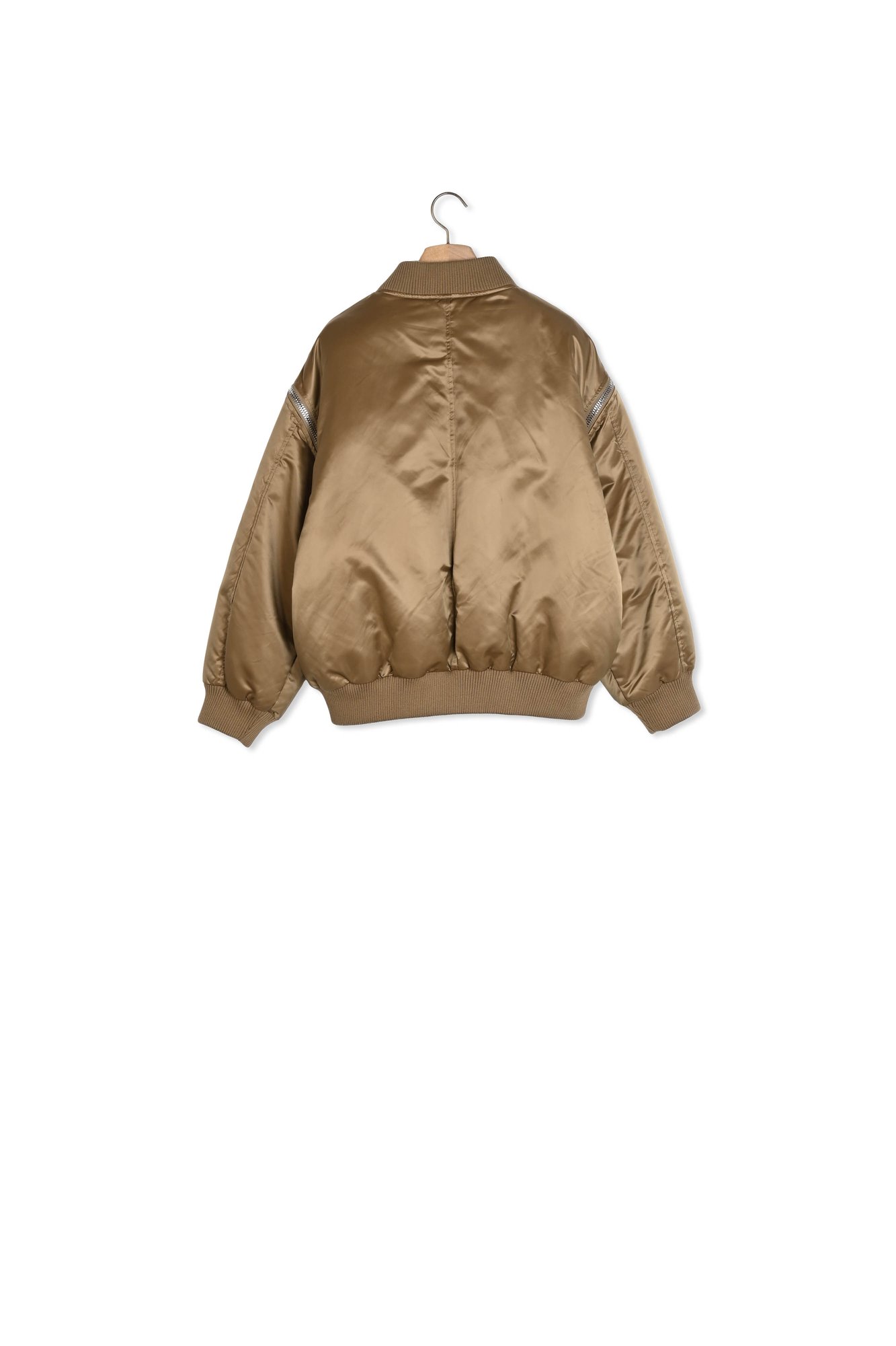 Satin-look bomber jacket