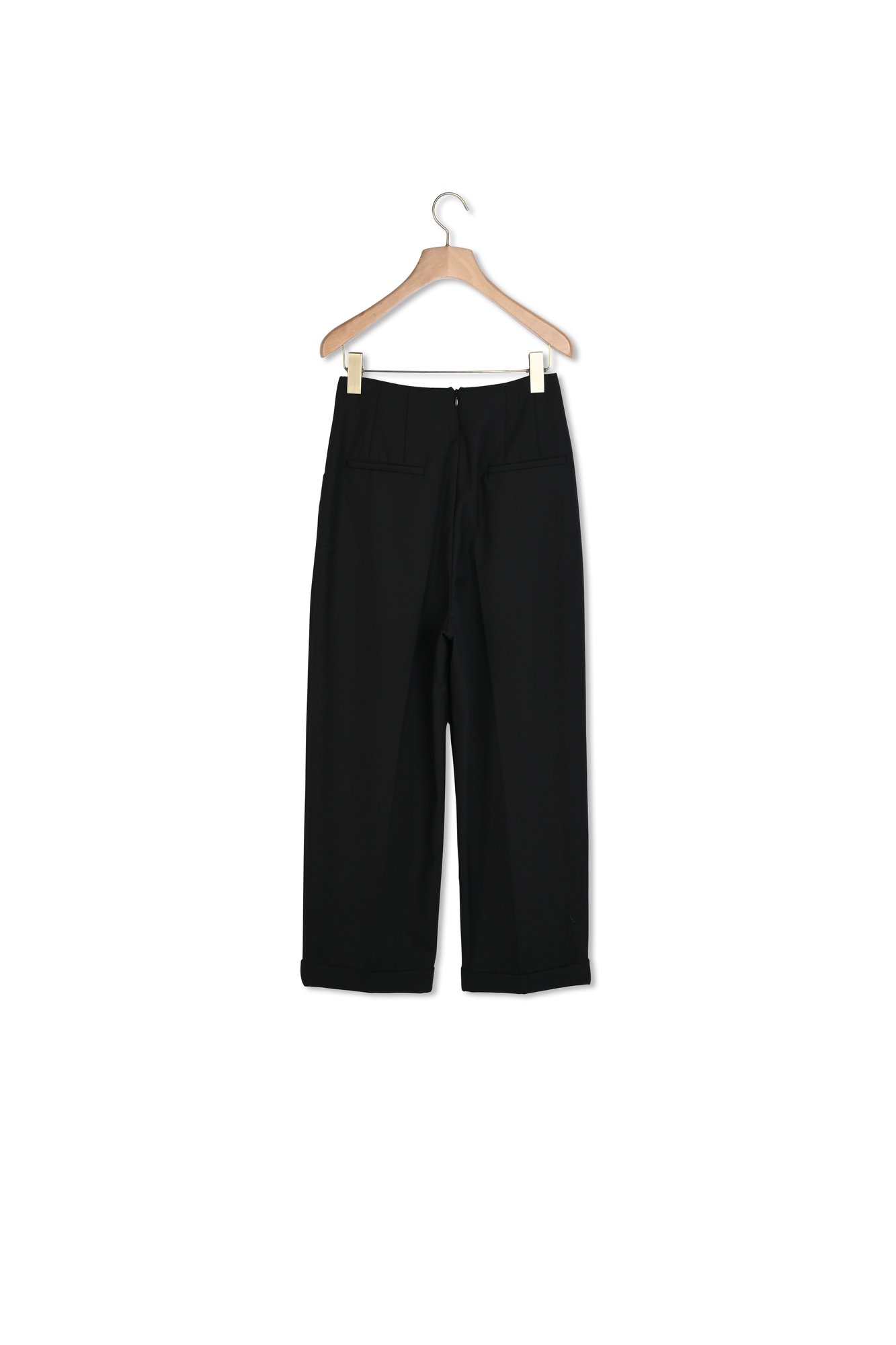 High-waisted trousers