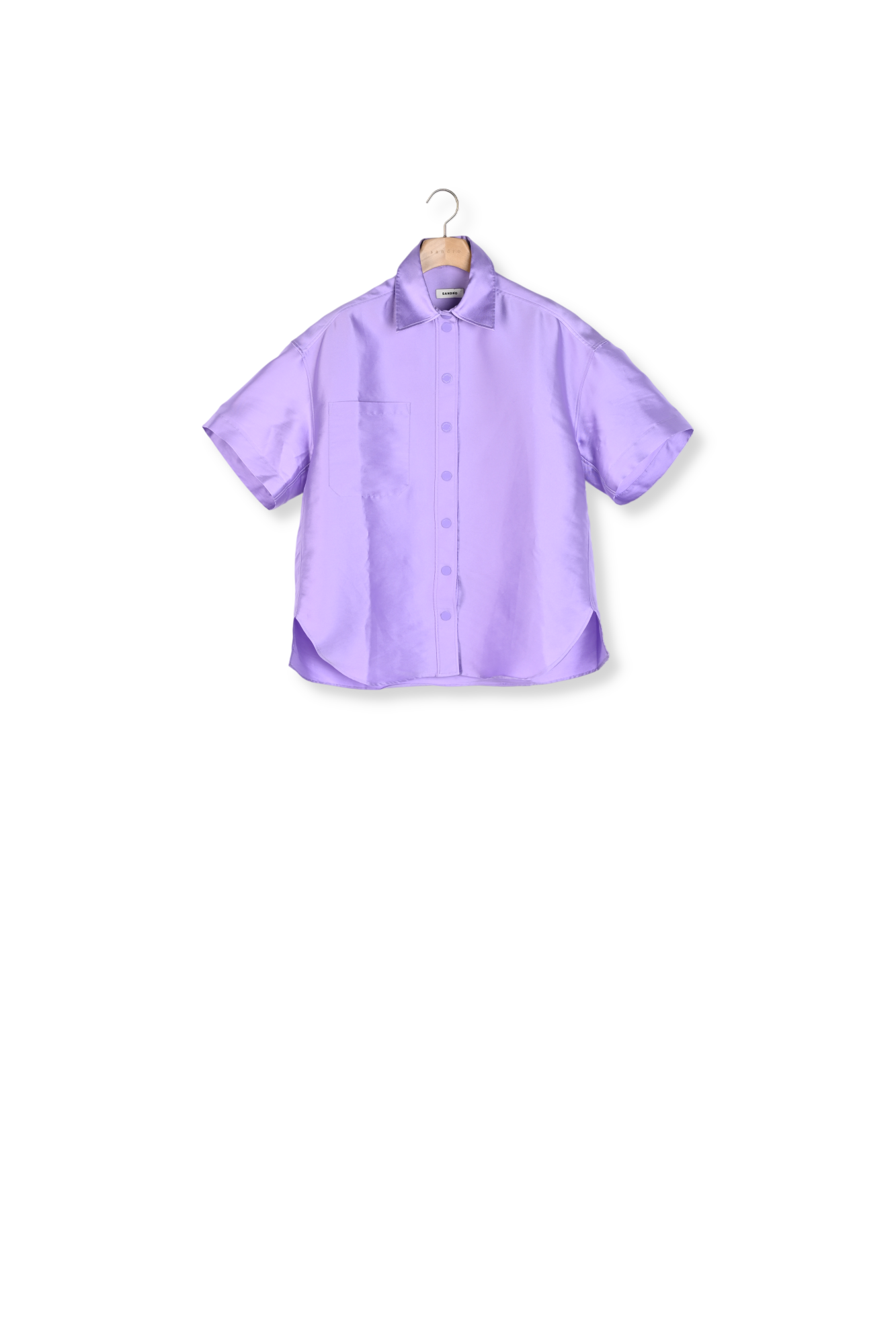 Productfoto Oversized satijnen blouse nummer 0