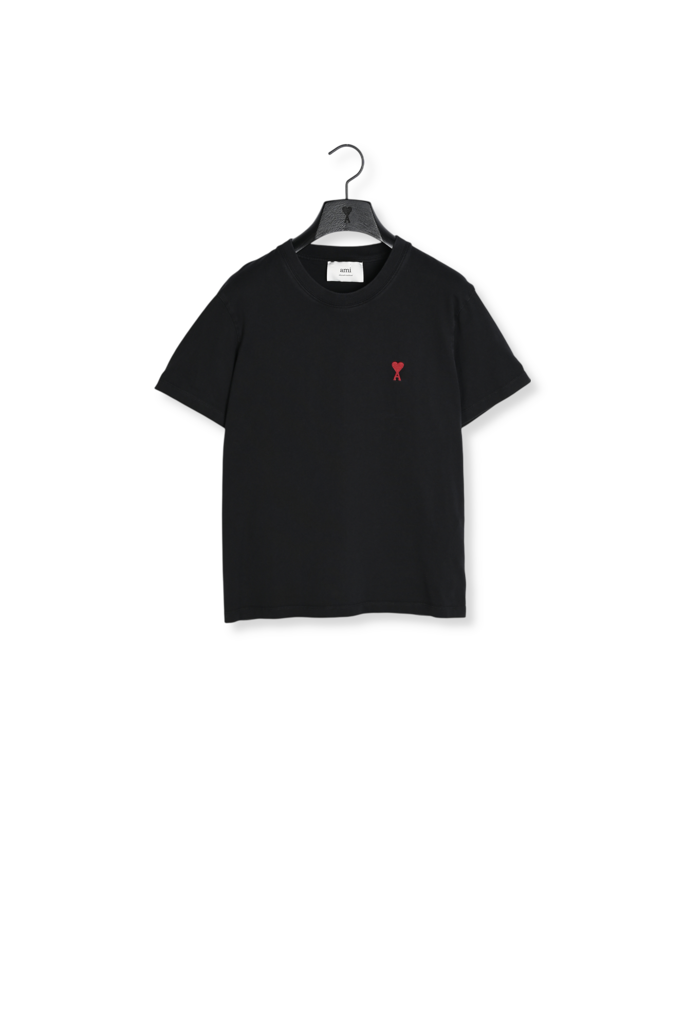 Tshirt Ami De Coeur Rouge Noir en Coton Ami seconde main photo 1