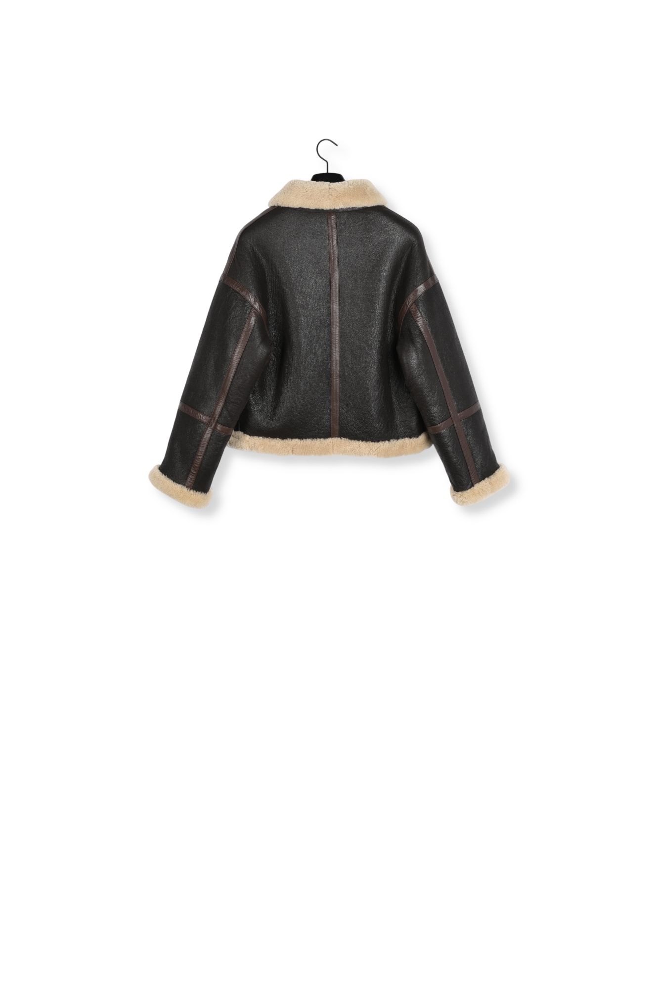 Shearling Zipped Jacket Ami second-hand photo 2