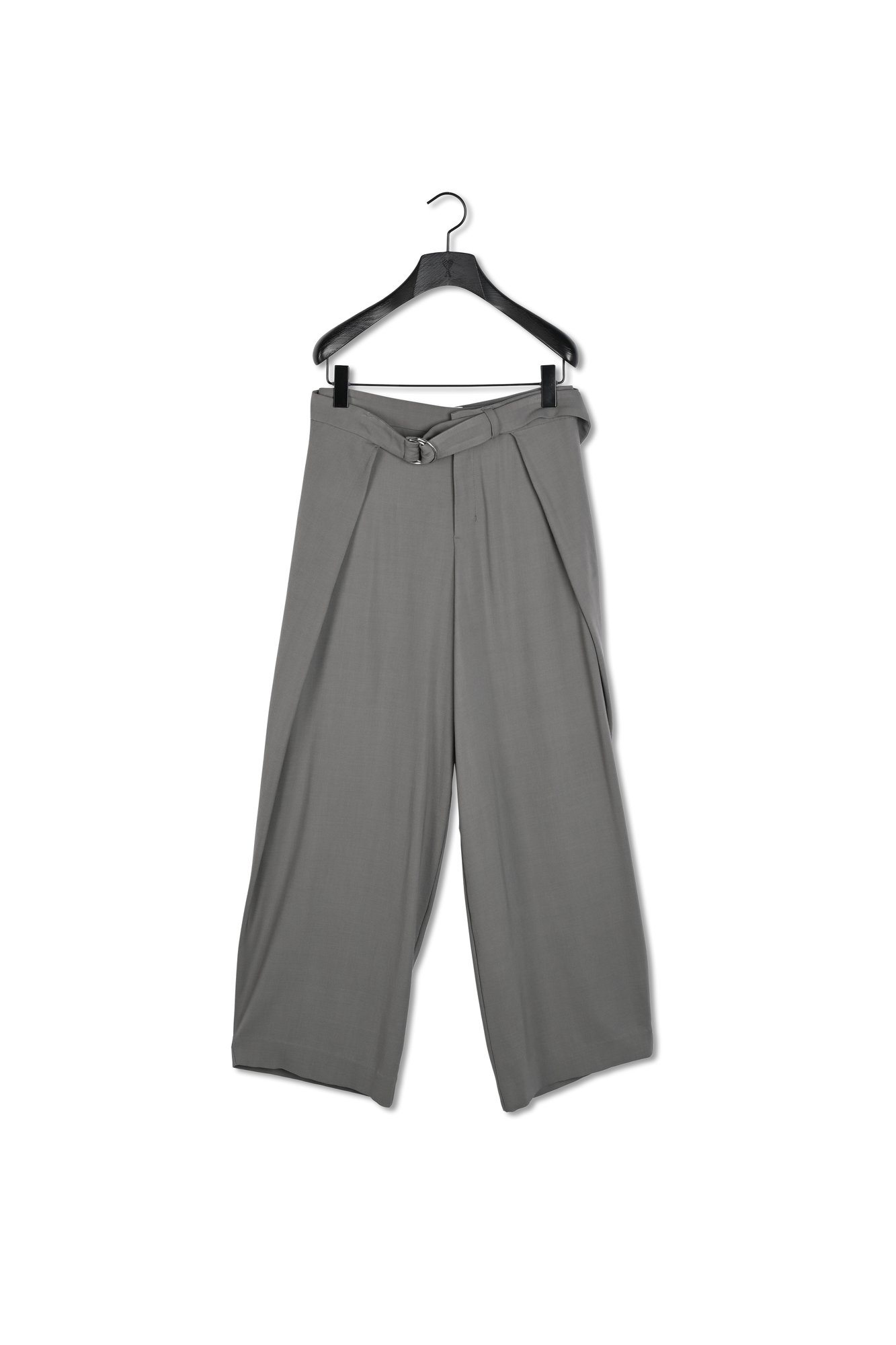 Wide fit trousers with floating panels
