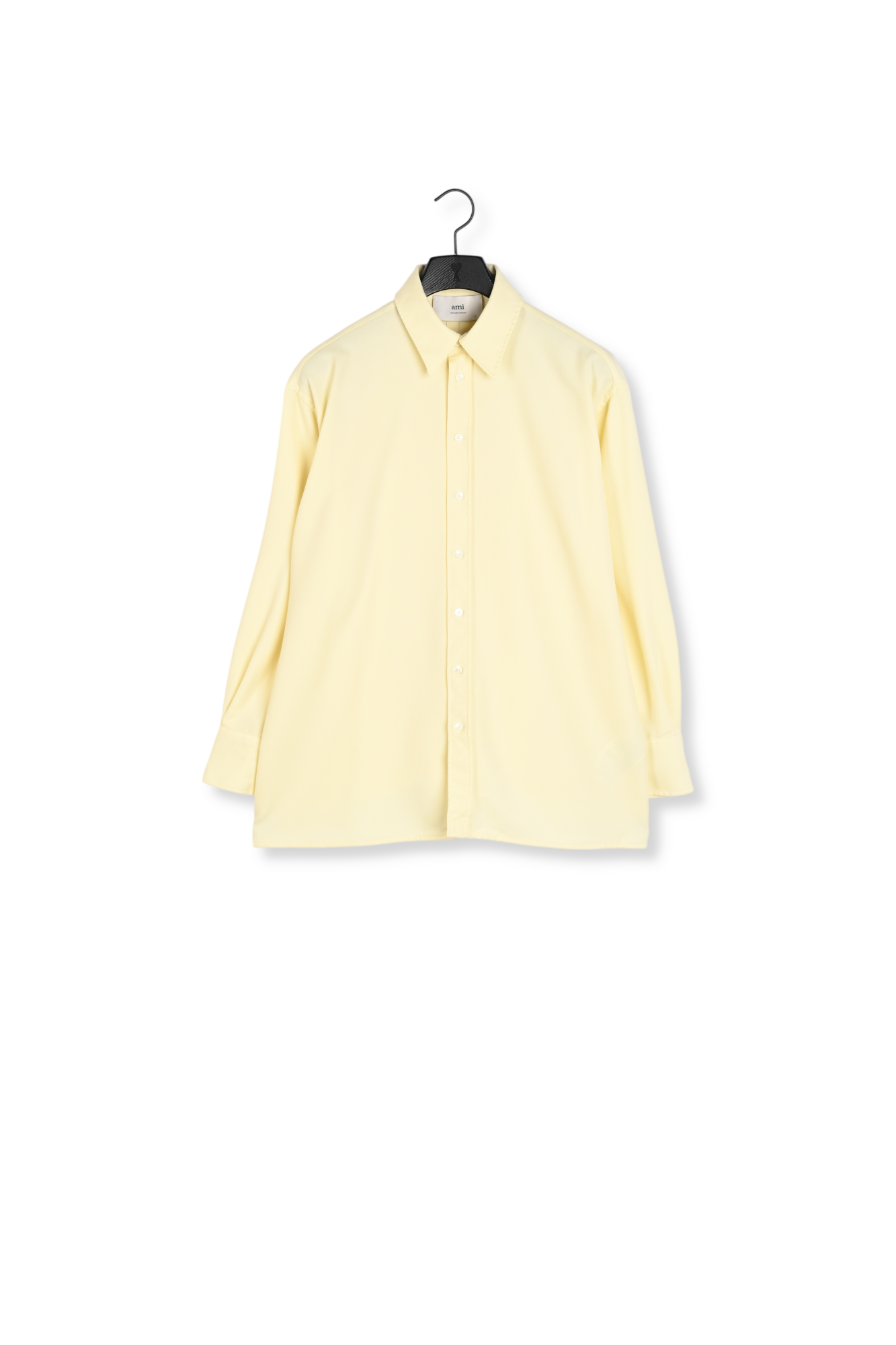 Photo produit Chemise Verte Loose Fente Dos En Laine numéro 0